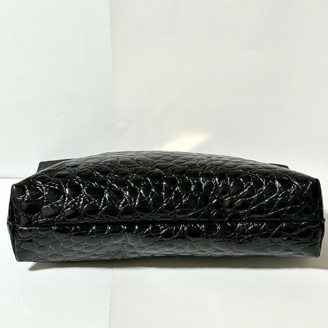 Salvatore Ferragamo フェラガモ ヴァラ リボン 型押し レザー 2way ショルダー バッグ ブラック < ブランド Salvatore Ferragamo フェラガモ ヴァラ リボン 型押し レザー 2way ショルダー バッグ ブラック < ブランドの