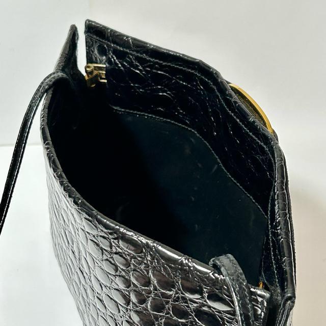 Salvatore Ferragamo フェラガモ ヴァラ リボン 型押し レザー 2way ショルダー バッグ ブラック < ブランド Salvatore Ferragamo フェラガモ ヴァラ リボン 型押し レザー 2way ショルダー バッグ ブラック < ブランドの