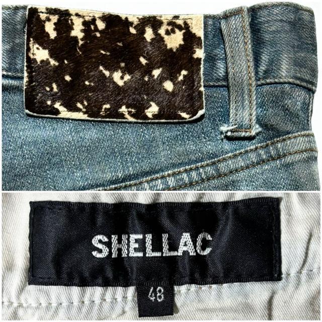 美品 SHELLAC シェラック 加工 デニム ジーンズ 48 ストレッチ y2k ドメス ロック ビジュアル アメカジ V系古着 < ブランド 美品 SHELLAC シェラック 加工 デニム ジーンズ 48 ストレッチ y2k ドメス ロック ビジュアル アメカジ V系古着 < ブランドの