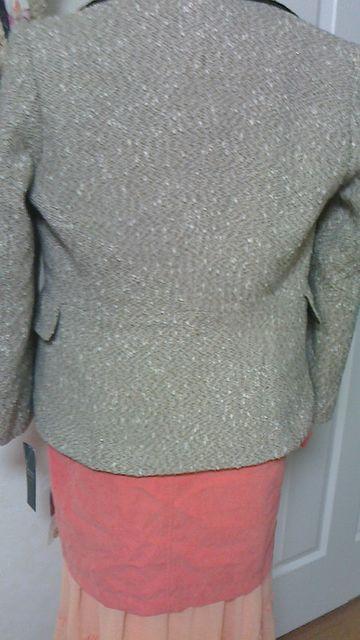 ジャケット 9AR LG茶 \12800 < 女性ファッション  ジャケット 9AR LG茶 \12800 < 女性ファッションの