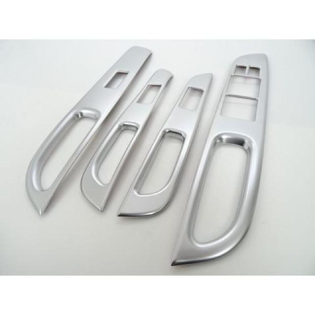 シルバー ドア スイッチカバー パネル パワー ウインドウ スイッチ 日産 ノート E12 < 自動車/バイク シルバー ドア スイッチカバー パネル パワー ウインドウ スイッチ 日産 ノート E12 < 自動車/バイク