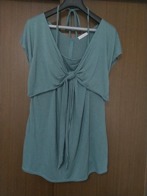 エメラルド色のチュニック★トップス★Msize < 女性ファッション  エメラルド色のチュニック★トップス★Msize  < 女性ファッションの