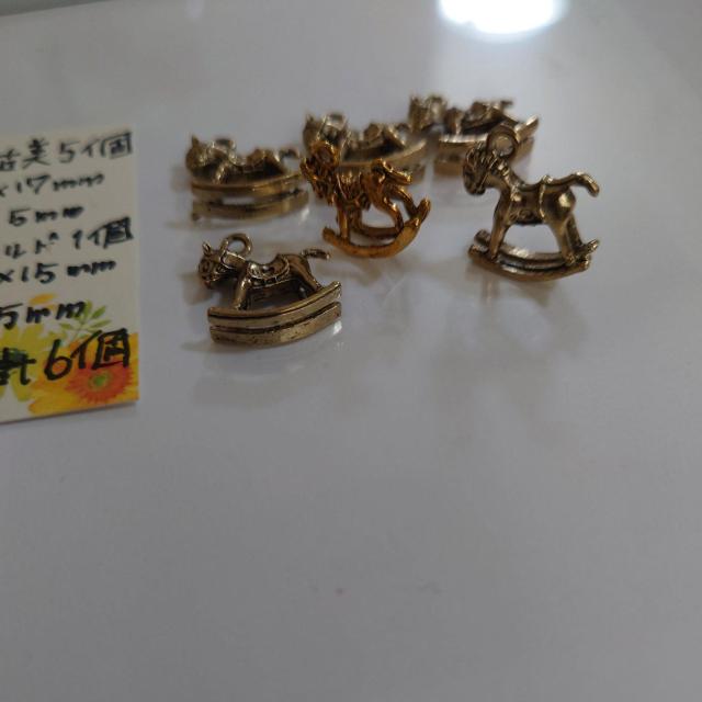 合金メルヘン木馬チャーム2種6個(画像の通り) < ペット/手芸/園芸  合金メルヘン木馬チャーム2種6個(画像の通り) < ペット/手芸/園芸の