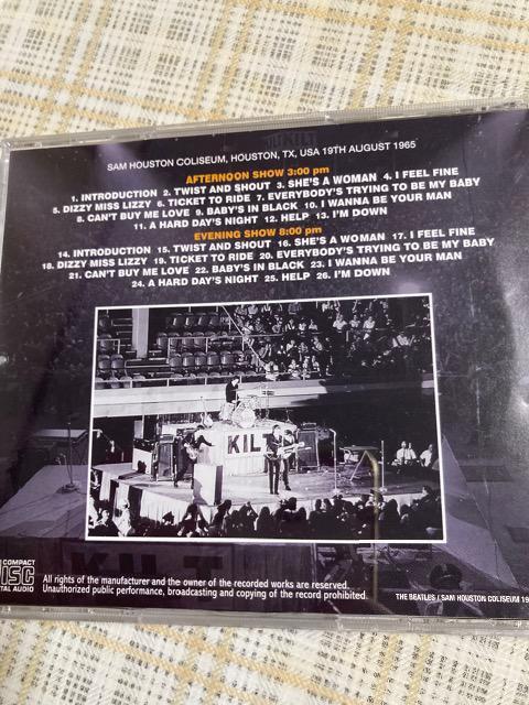 限定NO入!輸入盤 THE BEATLES / LIVE AT SAM HOUSTON COLISEUM 1965 < タレントグッズ  限定NO入!輸入盤 THE BEATLES / LIVE AT SAM HOUSTON COLISEUM 1965  < タレントグッズの