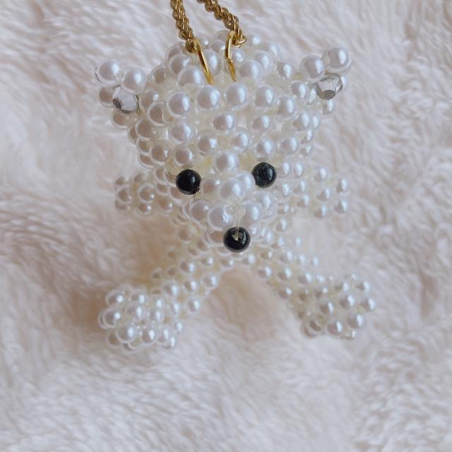 ゴスロリ パール ビーズ クリスタル付き 熊 ベアー ネックレス ロリータ N2m < 女性アクセサリー/時計 ゴスロリ パール ビーズ クリスタル付き 熊 ベアー ネックレス ロリータ N2m < 女性アクセサリー/時計の