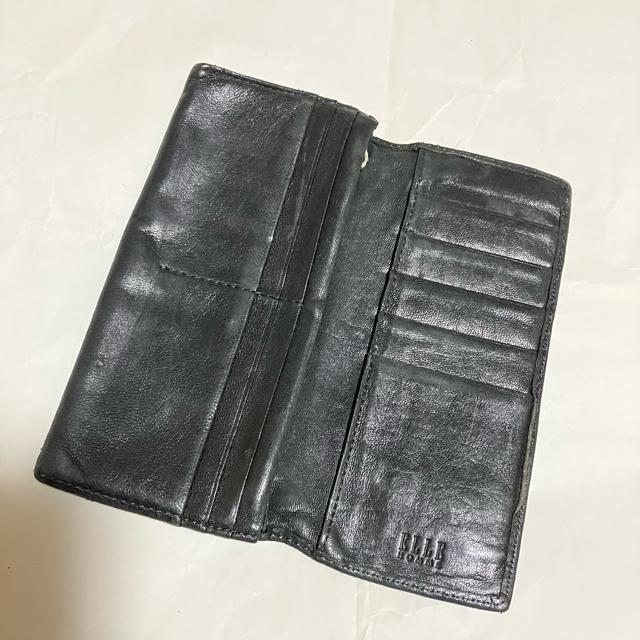 【ELLE HOMME / エルオム】 シープ革 / 二つ折り 長財布 黒 < ブランド  【ELLE HOMME / エルオム】 シープ革 / 二つ折り 長財布 黒 < ブランドの