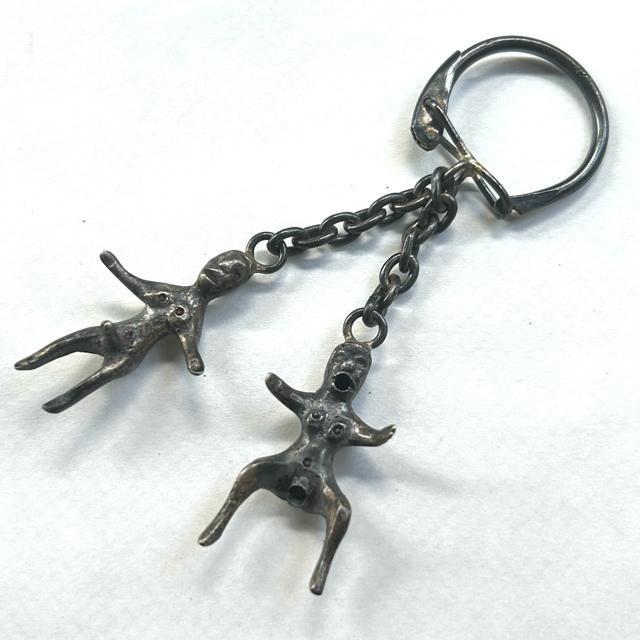 シルバー キーホルダー カップル ヴィンテージ < 男性ファッション  シルバー キーホルダー カップル ヴィンテージ  < 男性ファッションの