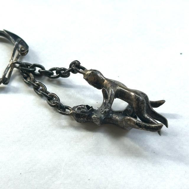 シルバー キーホルダー カップル ヴィンテージ < 男性ファッション  シルバー キーホルダー カップル ヴィンテージ < 男性ファッションの