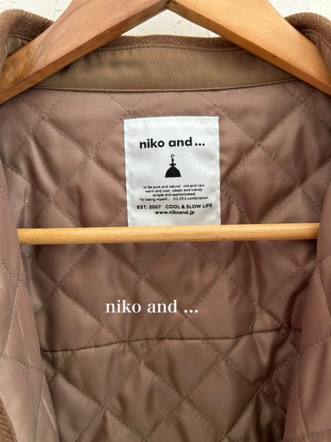 新品未使用 niko and ...★中綿キルトジャケット < 女性ファッション 新品未使用 niko and ...★中綿キルトジャケット < 女性ファッションの