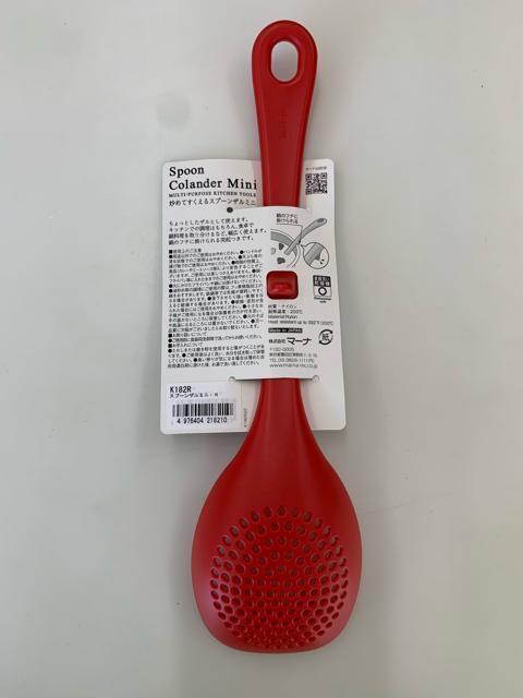 炒めてすくえるスプーンザルミニ レッド < インテリア/ライフ 炒めてすくえるスプーンザルミニ レッド < インテリア/ライフの