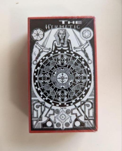 �w�����`�b�N�^���b�g�J�[�h�@78 ���@THE HERMETIC TAROT �|�P�b�g�T�C�Y �� �{/�G���� 