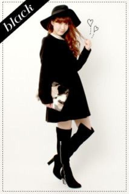 【CECIL McBEE/セシルマクビー】2way♪Aラインノーカラー ファー付 コート ブラック < ブランド 【CECIL McBEE/セシルマクビー】2way♪Aラインノーカラー ファー付 コート ブラック < ブランドの