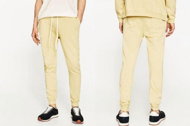 ☆ZARA/ザラ スリム スウェットパンツ/メンズ/S/イエロー☆新品 < ブランド ☆ZARA/ザラ スリム スウェットパンツ/メンズ/S/イエロー☆新品 < ブランドの