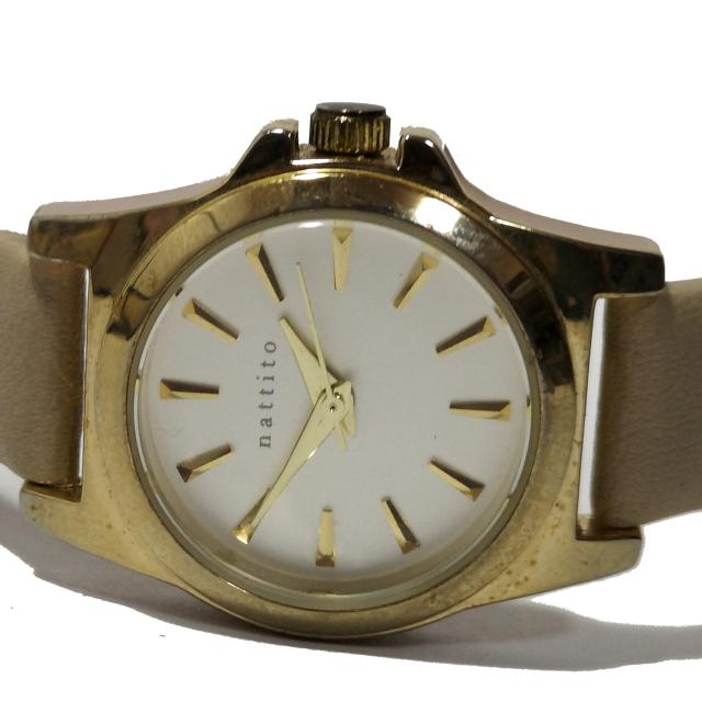 美品【980円〜】nattito アンティーク調 美しい腕時計 < 女性アクセサリー/時計  美品【980円〜】nattito アンティーク調 美しい腕時計  < 女性アクセサリー/時計の