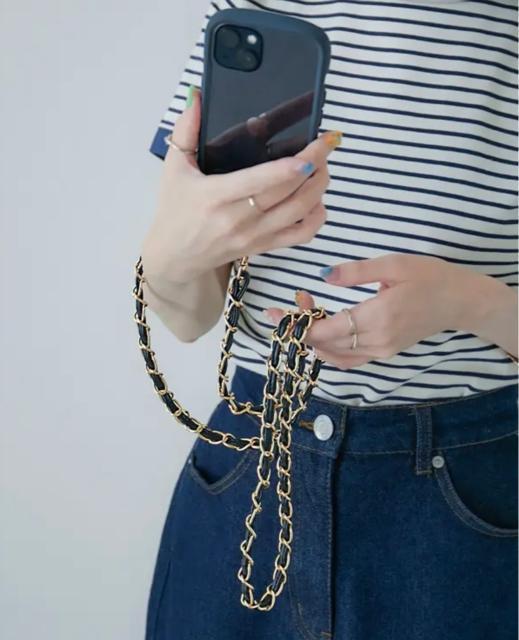 スマホチェーン スマホショルダー 携帯トラップ 首掛け 斜め掛け 肩掛け iPhone 便利 おでかけ 上品 大人かわいい 韓国風 < 女性アクセサリー/時計  スマホチェーン スマホショルダー 携帯トラップ 首掛け 斜め掛け 肩掛け iPhone 便利 おでかけ 上品 大人かわいい 韓国風 < 女性アクセサリー/時計の