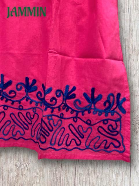 植物刺繍入りチュニックワンピ★ピンク★エスニック★ヒッピー < 女性ファッション 植物刺繍入りチュニックワンピ★ピンク★エスニック★ヒッピー < 女性ファッションの