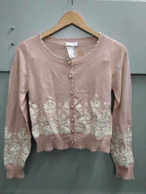 LIZ LISA☆フロッキー加工長袖ニットカーディガン < ブランド LIZ LISA☆フロッキー加工長袖ニットカーディガン < ブランドの