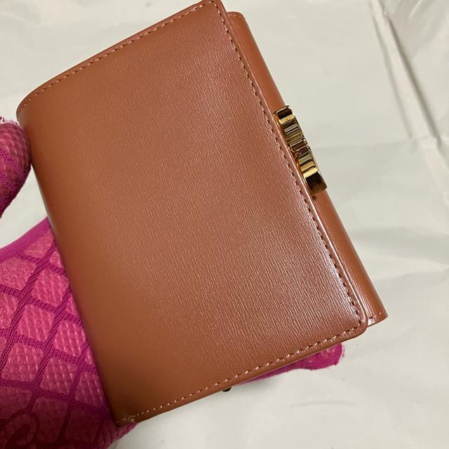 【ヴィンテージ】【mila schon / ミラショーン】 がま口 三つ折り財布 レザー < 女性ファッション  【ヴィンテージ】【mila schon / ミラショーン】 がま口 三つ折り財布 レザー < 女性ファッションの