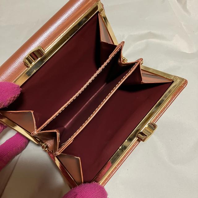 【ヴィンテージ】【mila schon / ミラショーン】 がま口 三つ折り財布 レザー < 女性ファッション  【ヴィンテージ】【mila schon / ミラショーン】 がま口 三つ折り財布 レザー < 女性ファッションの