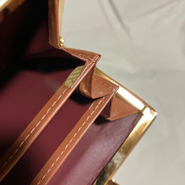 【ヴィンテージ】【mila schon / ミラショーン】 がま口 三つ折り財布 レザー < 女性ファッション  【ヴィンテージ】【mila schon / ミラショーン】 がま口 三つ折り財布 レザー < 女性ファッションの