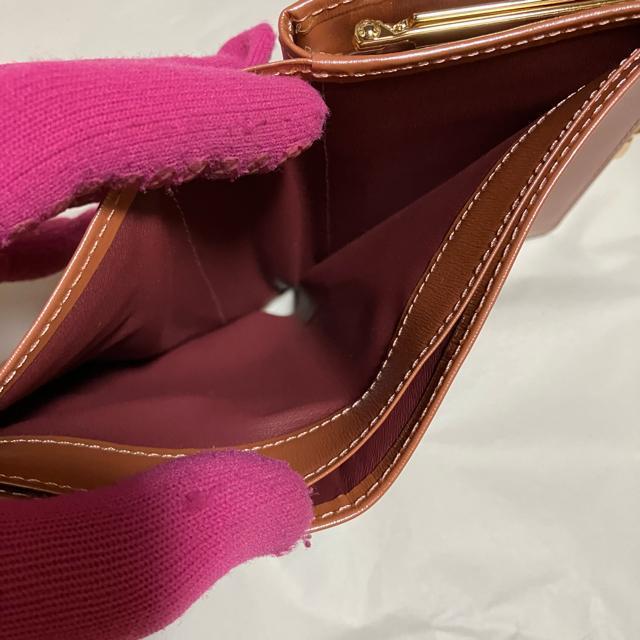 【ヴィンテージ】【mila schon / ミラショーン】 がま口 三つ折り財布 レザー < 女性ファッション  【ヴィンテージ】【mila schon / ミラショーン】 がま口 三つ折り財布 レザー < 女性ファッションの