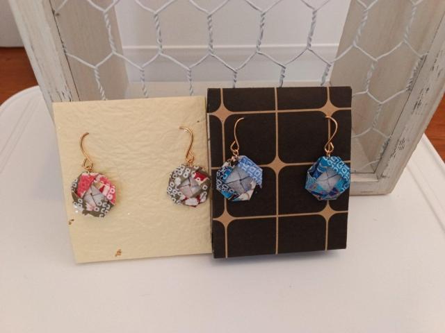 *ハンドメイド* 折り紙ピアス 15種類 < 女性ファッション *ハンドメイド* 折り紙ピアス 15種類 < 女性ファッションの