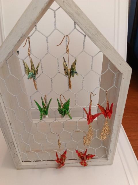 *ハンドメイド* 折り紙ピアス 15種類 < 女性ファッション *ハンドメイド* 折り紙ピアス 15種類 < 女性ファッションの