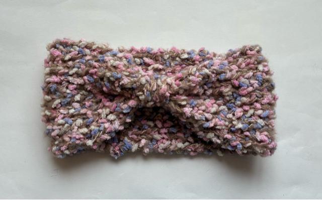 ハンドメイド ヘアバンド ターバン ポコポコスラブ毛糸 ウールミックス < 女性ファッション  ハンドメイド ヘアバンド ターバン ポコポコスラブ毛糸 ウールミックス  < 女性ファッションの