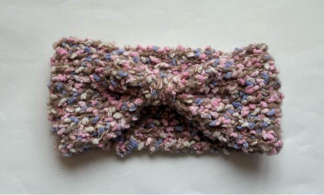 ハンドメイド ヘアバンド ターバン ポコポコスラブ毛糸 ウールミックス < 女性ファッション  ハンドメイド ヘアバンド ターバン ポコポコスラブ毛糸 ウールミックス < 女性ファッションの