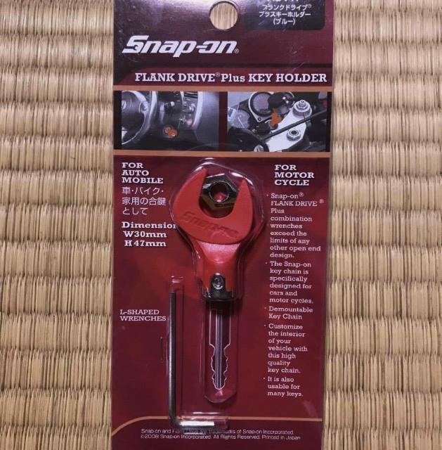 スナップオン キーホルダー スパナ型 レッド < 男性ファッション スナップオン キーホルダー スパナ型 レッド < 男性ファッションの