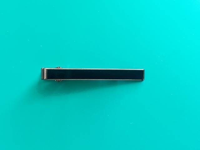 ネクタイピン クリップ式 ビギナーズ メンズ プレーン シンプル ブラック < 男性ファッション ネクタイピン クリップ式 ビギナーズ メンズ プレーン シンプル ブラック < 男性ファッションの