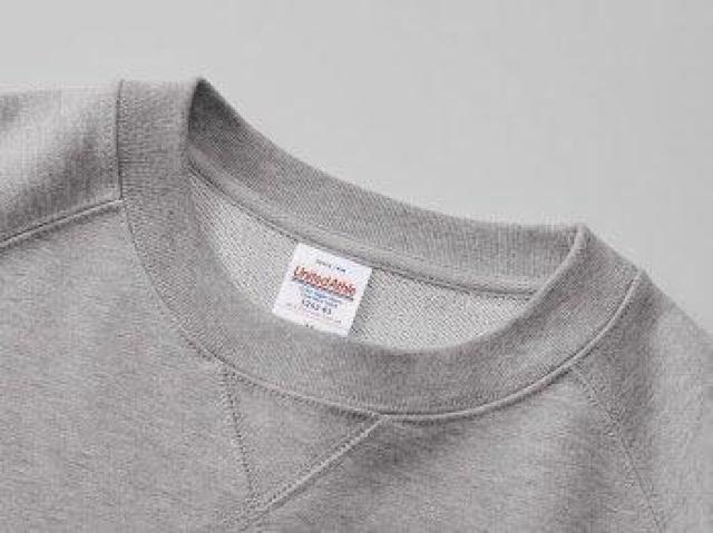 ラグランスリーブ クルーネック スウェット(裏パイル) XXL ミックスグレー < 男性ファッション ラグランスリーブ クルーネック スウェット(裏パイル) XXL ミックスグレー < 男性ファッションの