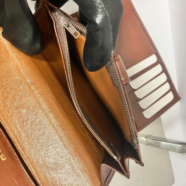 ミラショーン 二つ折り財布 小銭入れあり ブラウン mila schon レザー < ブランド ミラショーン 二つ折り財布 小銭入れあり ブラウン mila schon レザー < ブランドの