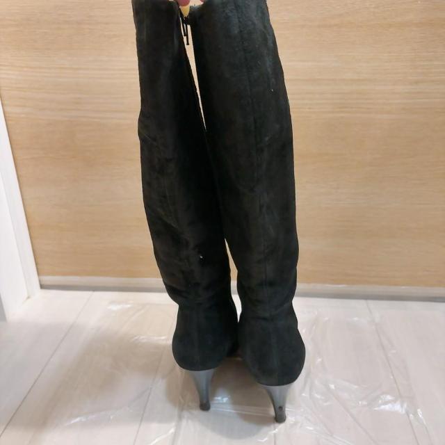 ◆定番スエード生地ロングブーツ◆ギャルコーデ★ブーツイン◎ブラック23cm*秋冬コーデ韓国♪ < 女性ファッション ◆定番スエード生地ロングブーツ◆ギャルコーデ★ブーツイン◎ブラック23cm*秋冬コーデ韓国♪ < 女性ファッションの