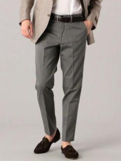 SHIPS シップス ストレッチ ノープリーツ シャンブレー パンツ 44 < ブランド SHIPS シップス ストレッチ ノープリーツ シャンブレー パンツ 44 < ブランドの