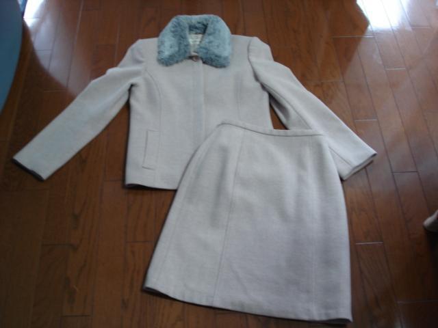 ★キャサリンロス ファー付きウールジャケット&スカートセットアップ★最終出品! < ブランド ★キャサリンロス ファー付きウールジャケット&スカートセットアップ★最終出品! < ブランドの