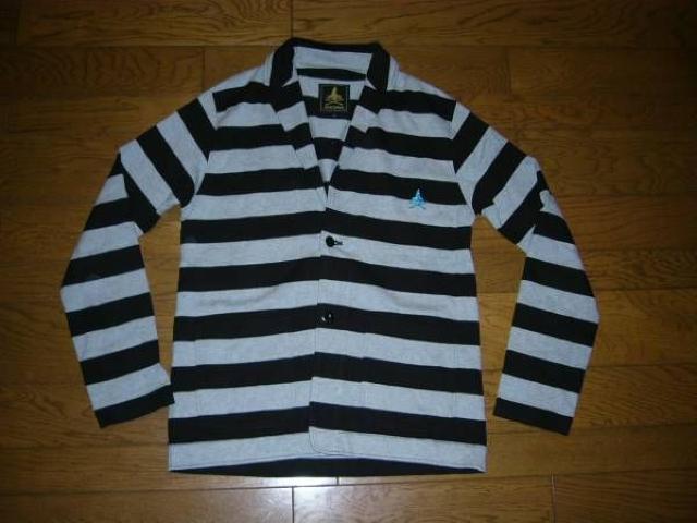 HYSTERICヒステリックグラマーボーダースエットジャケットL黒灰 < ブランド  HYSTERICヒステリックグラマーボーダースエットジャケットL黒灰  < ブランドの