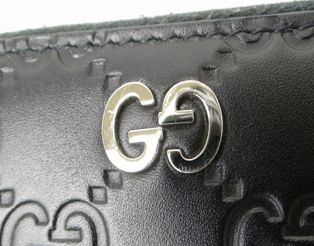 グッチ グッチシマ レザー ラウンドファスナー長財布 ブラック【送料無料】 < ブランド  グッチ グッチシマ レザー ラウンドファスナー長財布 ブラック【送料無料】 < ブランドの