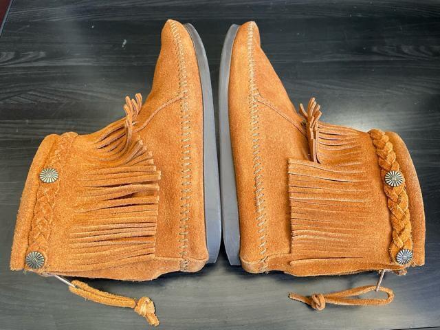 MINNETONKA ミネトンカ モカシン HI TOP BACK ZIP BOOT /ブラウン US6 レディース 292 < 女性ファッション  MINNETONKA ミネトンカ モカシン HI TOP BACK ZIP BOOT /ブラウン US6 レディース 292 < 女性ファッションの