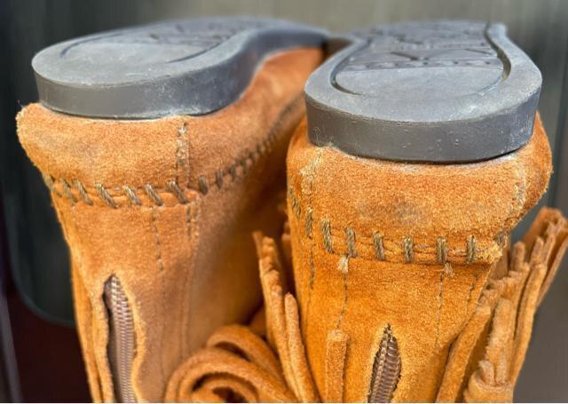 MINNETONKA ミネトンカ モカシン HI TOP BACK ZIP BOOT /ブラウン US6 レディース 292 < 女性ファッション  MINNETONKA ミネトンカ モカシン HI TOP BACK ZIP BOOT /ブラウン US6 レディース 292 < 女性ファッションの