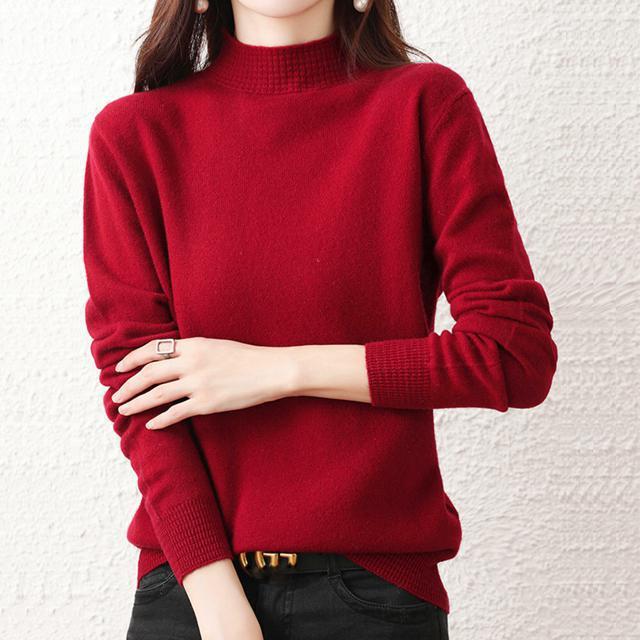 送料無料 新品 プチハイネックニットトップス レディース < 女性ファッション  送料無料 新品 プチハイネックニットトップス レディース < 女性ファッションの