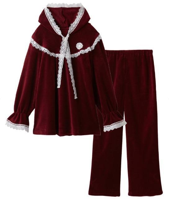 LL~3L★赤ずきん★フリースルームドレス★ルームウェア★ < 女性ファッション  LL~3L★赤ずきん★フリースルームドレス★ルームウェア★  < 女性ファッションの