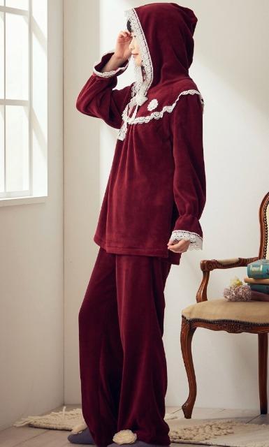 LL~3L★赤ずきん★フリースルームドレス★ルームウェア★ < 女性ファッション  LL~3L★赤ずきん★フリースルームドレス★ルームウェア★ < 女性ファッションの