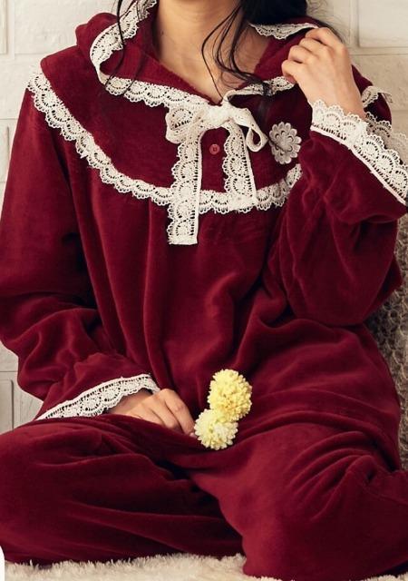 LL~3L★赤ずきん★フリースルームドレス★ルームウェア★ < 女性ファッション  LL~3L★赤ずきん★フリースルームドレス★ルームウェア★ < 女性ファッションの