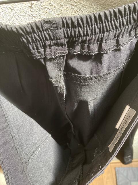 LL 黒センターシーム七分丈パンツ < 女性ファッション  LL 黒センターシーム七分丈パンツ < 女性ファッションの