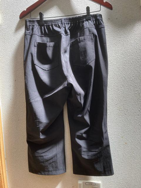 LL 黒センターシーム七分丈パンツ < 女性ファッション  LL 黒センターシーム七分丈パンツ < 女性ファッションの