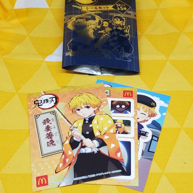 新品 鬼滅の刃 マック ハッピーセット シール 我妻善逸 マクドナルド ステッカー < アニメ/コミック/キャラクター 新品 鬼滅の刃 マック ハッピーセット シール 我妻善逸 マクドナルド ステッカー < アニメ/コミック/キャラクターの