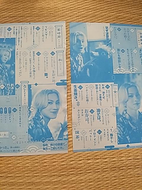 ベツコミ付録 厚紙両面ピンナップ 雑誌切り取り < タレントグッズ  ベツコミ付録 厚紙両面ピンナップ 雑誌切り取り < タレントグッズの