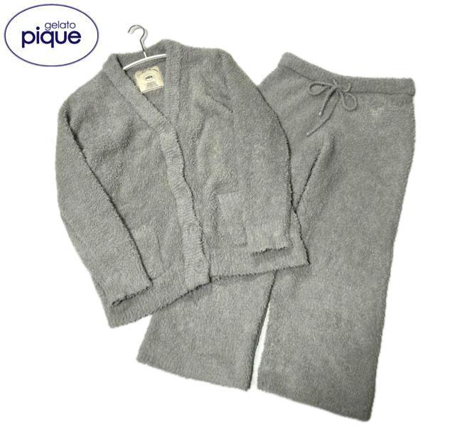 gelato pique ジェラートピケ モコモコ セットアップ グレー F < ブランド gelato pique ジェラートピケ モコモコ セットアップ グレー F < ブランドの