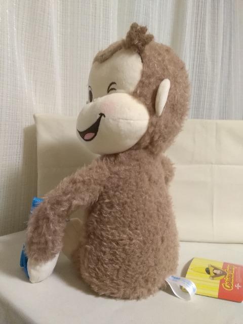 おさるのジョージ赤いほっぺプラチナムザッカ ウキウキぬいぐるみリュック < アニメ/コミック/キャラクター おさるのジョージ赤いほっぺプラチナムザッカ ウキウキぬいぐるみリュック < アニメ/コミック/キャラクターの